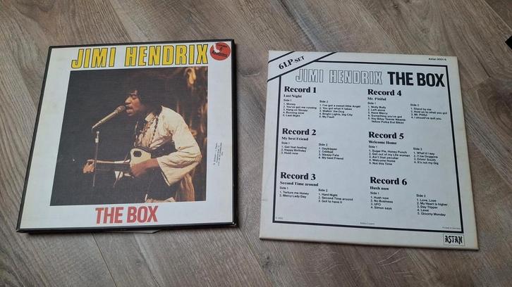 Jimi Hendrix - The Box (6 lp's), Cd's en Dvd's, Vinyl | Hardrock en Metal, Zo goed als nieuw, Ophalen of Verzenden