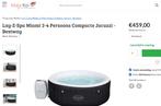 Bestway Lay-Z-spa Miami Spa jacuzzi 180x66, Tuin en Terras, Bubbelbaden en Hottubs, Ophalen, Zo goed als nieuw, Grondzeil, Opblaasbaar