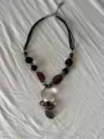 Bijzondere halsketting, Ophalen of Verzenden, Gebruikt, Zwart, Overige materialen