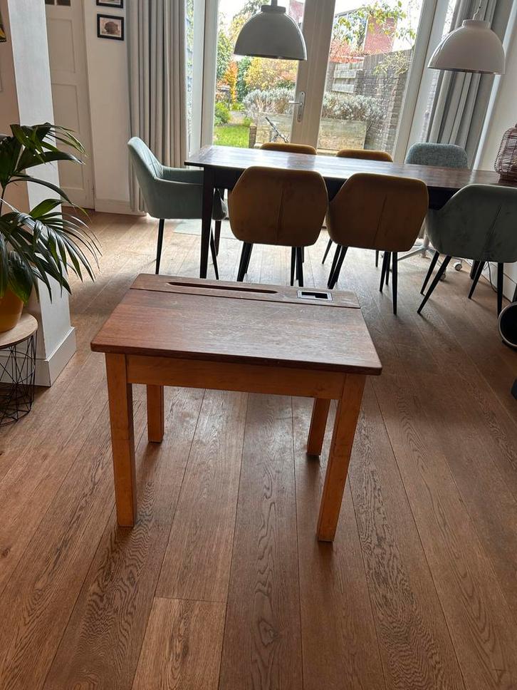 Antieke Eikenhouten Lessenaar, Huis en Inrichting, Bureaus, Gebruikt, Bureau, Ophalen
