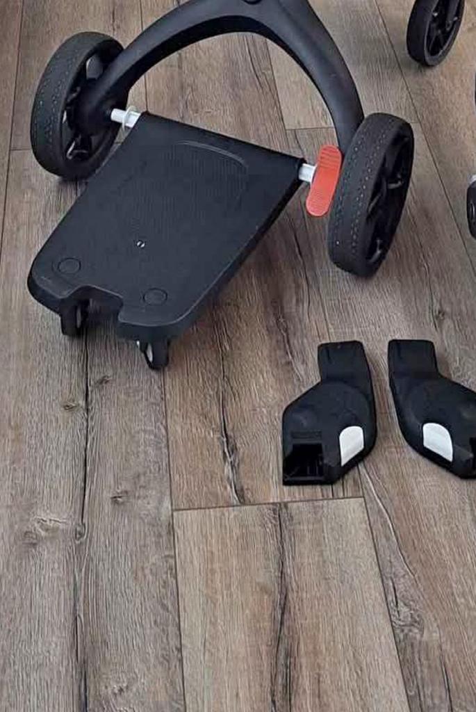 Kidenwagen stokke, Kinderen en Baby's, Kinderwagens en Combinaties, Zo goed als nieuw, Kinderwagen, Overige merken, Verstelbare duwstang