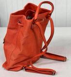 Modalu Lulu Backpack - Vintage oranje rugtas rugzak dames, Oranje, Ophalen of Verzenden, Zo goed als nieuw, H