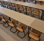 Schoolmeubilair afvoeren doneren  ophalen schoolstoelen, Ophalen of Verzenden, Gebruikt, Rechthoekig, 50 tot 100 cm