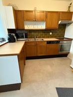 Complete keuken- inclusief apparatuur, Ophalen, Gebruikt, Bruin, Hoekkeuken