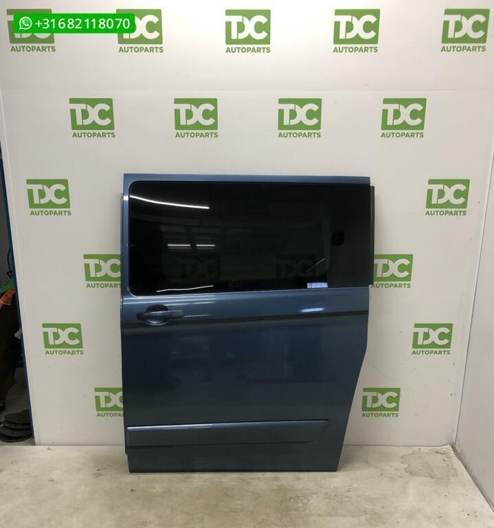 Ford Transit Custom ('12->) Schuifdeur links blauw, Auto-onderdelen, Carrosserie en Plaatwerk, Deur, Ford, Links, Gebruikt, Ophalen of Verzenden