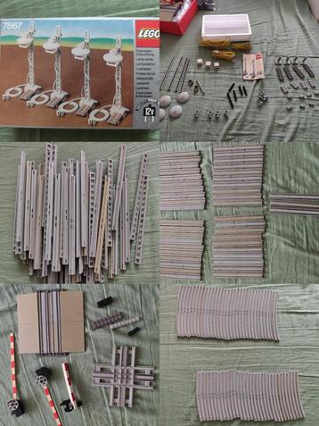 Lego 7867 incompleet, plus heel veel rails en meer !!! beschikbaar voor biedingen