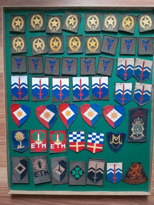 Borzakembleem  mouwembleem KL Landmacht  uniform, Verzamelen, Militaria | Algemeen, Landmacht, Embleem of Badge, Nederland, Ophalen of Verzenden