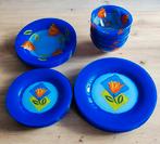 Arcoroc Matys Tulip Blue, Huis en Inrichting, Keuken | Servies, Ophalen, Gebruikt, Glas, Overige stijlen