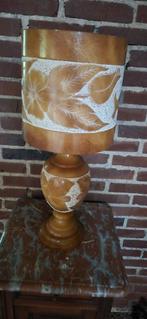 Antieke tafellamp - lamp van marmer / onyx, Ophalen