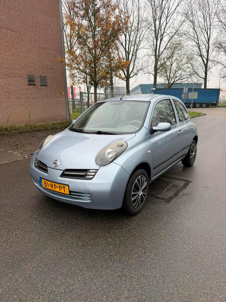 Nissan Micra 1.2 59KW 3DR 2005 Blauw, Auto's, Nissan, Particulier, Micra, ABS, Airbags, Bluetooth, Boordcomputer, Centrale vergrendeling
