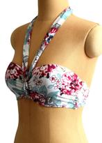 Nieuwe Aubade bikini, bikinitop, top wit/roze/aqua, Mt. 75 C, Overige kleuren, Verzenden, Nieuw, Bikini
