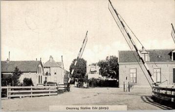 Ede Overweg Station Ede dorp  st 1911 TOPKAART  beschikbaar voor biedingen