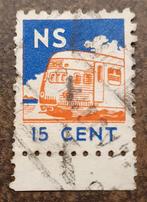 NS zegel 1946 met kantstrook onderaan, Ophalen of Verzenden, Gestempeld, Overige thema's