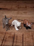 Schleich Ezel, IJsbeer welp & Rode Panda, Verzamelen, Ophalen of Verzenden