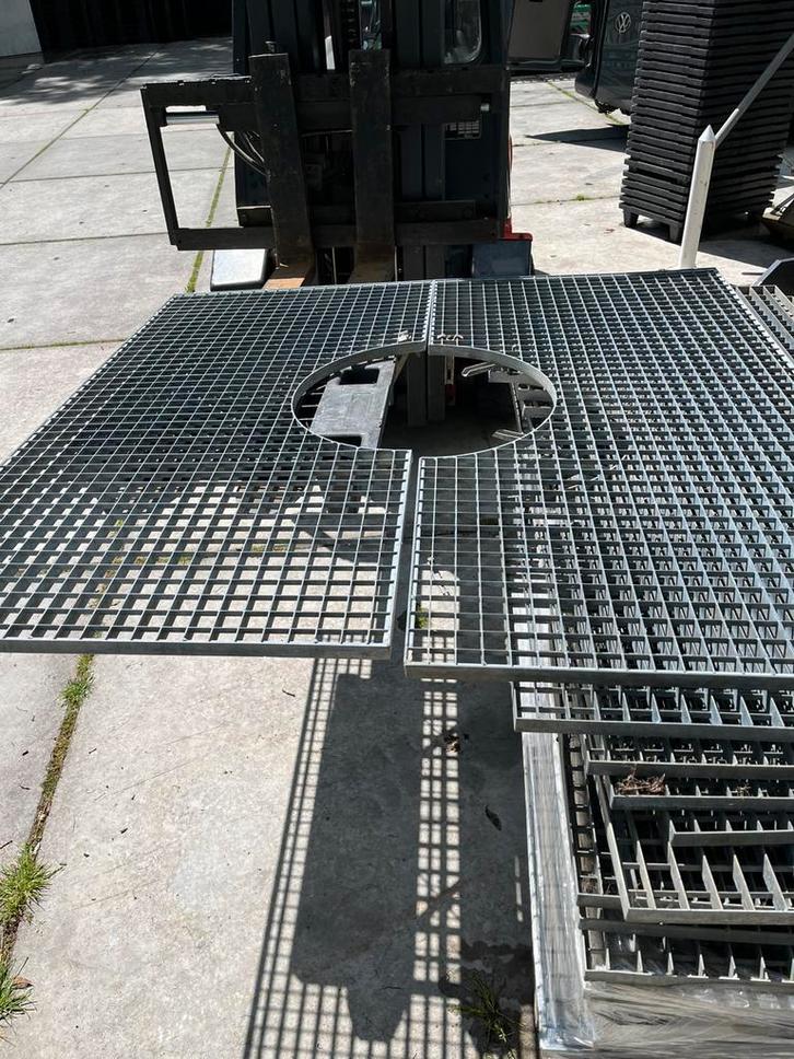 Gegalvaniseerde boomrooster 150x150 cm boom gat diam. =52 cm, Tuin en Terras, Planten | Bomen, Overige soorten, Minder dan 100 cm