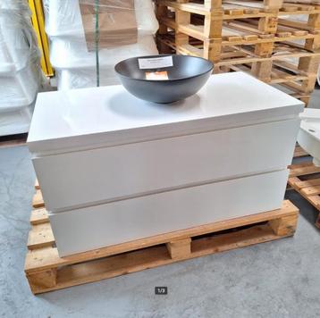 Badmeubel glans wit geschikt voor waskom 100 x 50 cm nr3 beschikbaar voor biedingen