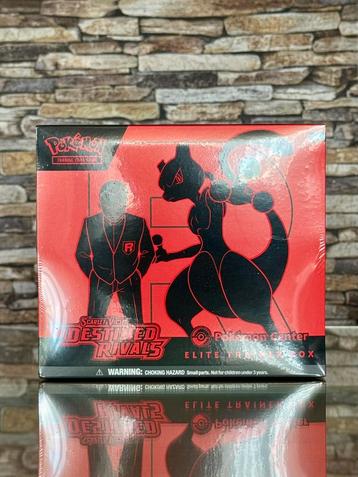 🔥POKEMON CENTER DESTINED RIVALS ELITE TRAINER BOX ETB beschikbaar voor biedingen