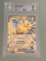 Pikachu EX RR becket 9 mint, Ophalen of Verzenden, Nieuw, Losse kaart