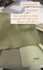 Hotel chick velours olijf groen gordijnen op maat, Huis en Inrichting, Stoffering | Gordijnen en Lamellen, C, 200 cm of meer, C
