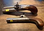 2x Borstpistool percussie anno 1850, Antiek en Kunst, Ophalen of Verzenden
