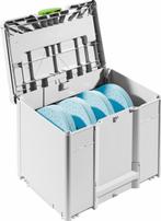 FESTOOL SYS-STF D225 GR-SET schuurmiddel-systainer 578280, Ophalen of Verzenden, Gevuld, Nieuw