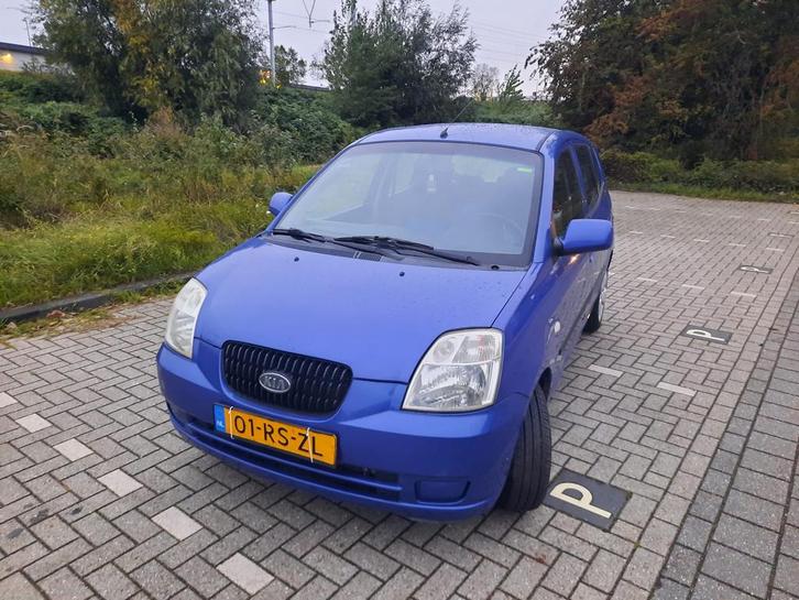 Kia Picanto 1.0 – Bouwjaar 2005 – Goed onderhouden, Auto's, Kia, Bedrijf, Picanto, Benzine, B, Hatchback, Handgeschakeld, Origineel Nederlands