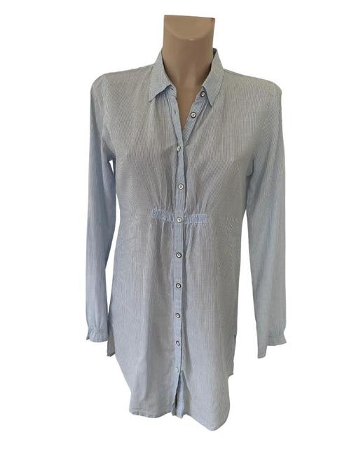Marc O’polo jurk M, Kleding | Dames, Jurken, Zo goed als nieuw, Maat 38/40 (M), Blauw, Onder de knie, Ophalen of Verzenden