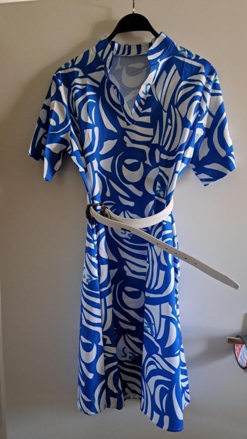 Vrolijke zomerse jurk, maat XL, nieuw, Kleding | Dames, Jurken, Nieuw, Maat 46/48 (XL) of groter, Blauw, Knielengte, Ophalen of Verzenden