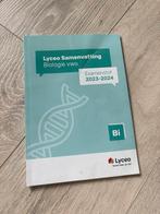 Lyceo Samenvatting Biologie VWO Examenstof 2023-2024, Ophalen of Verzenden, Zo goed als nieuw, VWO, Biologie
