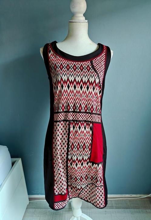 jurk Desigual, Kleding | Dames, Jurken, Zo goed als nieuw, Maat 38/40 (M), Zwart, Knielengte, Ophalen of Verzenden
