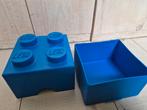 Blauwe Vintage/ RETRO lunchbox, Ophalen, Gebruikt