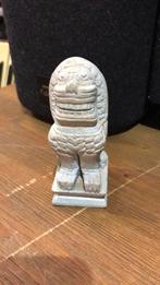 Handgesneden Chinese Foo dog of tempelleeuw. Grijskleurig, Ophalen of Verzenden, Zo goed als nieuw