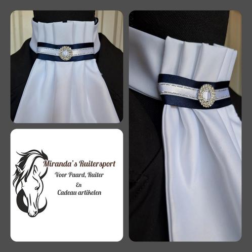Made by Lique kinder plastron Harmonica Blauw, Dieren en Toebehoren, Paardrijkleding, Nieuw, Kinderen, Overige typen, Overige soorten