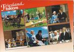 K69 Gelopen ansichtkaart folklore friesland, Ophalen of Verzenden, 1980 tot heden, Gelopen, Friesland