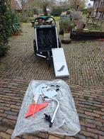 Thule Chariot Sport Double + Baby Sling & Hardloop wiel, Fietsen en Brommers, Fietsaccessoires | Aanhangers en Karren, Ophalen