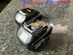 Makita accu BL1850B 5,0 Ah LED indic.  Li-ion 18V twee stuks, Ophalen, Zo goed als nieuw