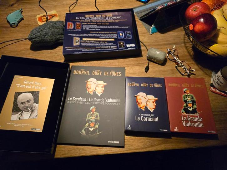 Bourvil, Oury, de Funès - Limited Edition DVD Box, Cd's en Dvd's, Dvd's | Actie, Zo goed als nieuw, Actiekomedie, Boxset, Alle leeftijden
