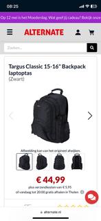 Targus Classic laptoptas rugzak 15-16 inch, Overige merken, 25 tot 40 cm, Zo goed als nieuw, Ophalen