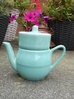 oud groen theepotje / koffiepotje met filter, Antiek en Kunst, Curiosa en Brocante, Ophalen