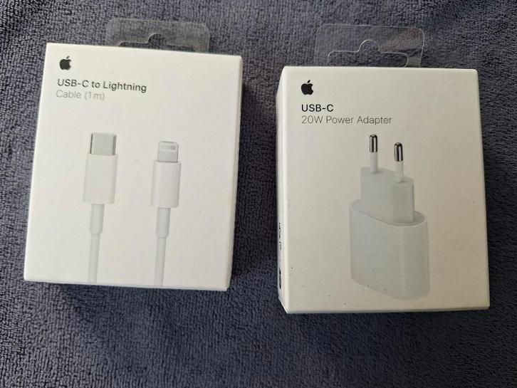 Apple 20W Power adapter - USB-C - Snellader iPhone Wit Nieuw, Telecommunicatie, Mobiele telefoons | Telefoon-opladers, Nieuw, Apple iPhone