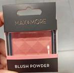 Max en more blush powder nieuw 12 stuks, Ophalen of Verzenden, Zo goed als nieuw, Roze, Wangen