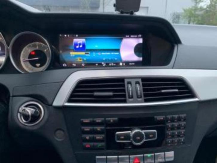 Carplay Navigatie Mercedes c klasse W204 2013 android 14, Auto diversen, Autoradio's, Nieuw, Ophalen of Verzenden