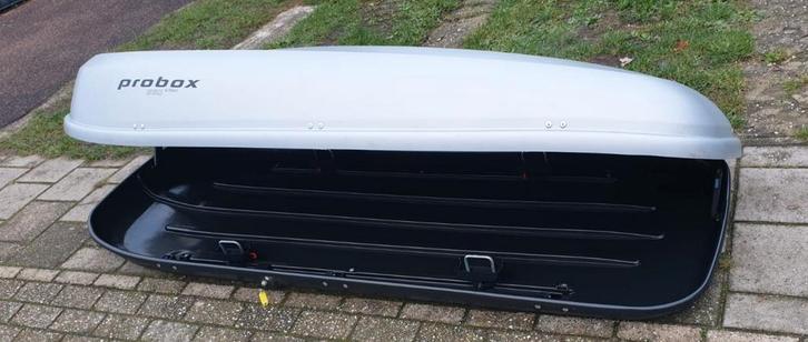 ZGAN ALLERGROOTSTE Hapro Probox 660 XXXL dakkoffer skibox, Auto diversen, Dakkoffers, Zo goed als nieuw, Ophalen of Verzenden