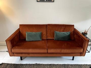 BePureHome Roestkleurige bank – Zo goed als nieuw! beschikbaar voor biedingen
