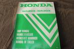 Honda WA20X WA30X  1983 waterpomp shop manual, Ophalen of Verzenden, Honda