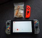 Nintendo Switch met updateproblemen - Transparante Joy-Cons, Ophalen of Verzenden, Gebruikt, Met 3 controllers of meer, Switch Original