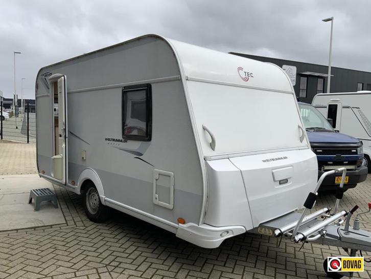 TEC Weltbummler Aktiv 390 HTF, Caravans en Kamperen, Caravans, Bedrijf, tot en met 3, 1000 - 1250 kg, Treinzit, T.E.C., Frans bed