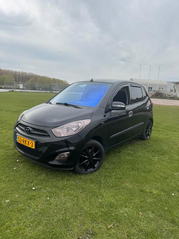 Hyundai i10 1.25 I 5DR 2011 Zwart, Auto's, Hyundai, Particulier, i10, Benzine, B, Hatchback, Handgeschakeld, Origineel Nederlands