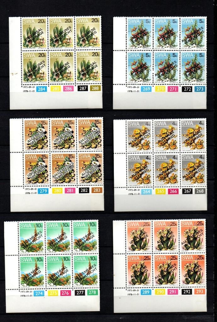 serie Zuid Afrika 1978 postfris, Verzenden, Zuid-Afrika, Postfris