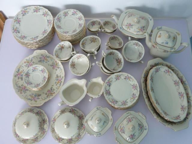 Thomas Ivory servies voor ontbijt/lunch., Ophalen